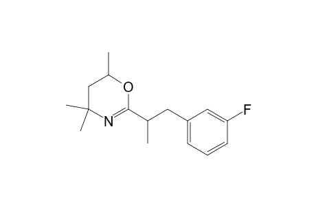 2-(1'-m-fluorobenzyl)-ethyl-4,4,6-trimethyl-5,6-dihydro-4H-1,3-oxazine