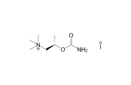 RS-(2-hydroxypropyl)trimethylammonium iodide, carbamate (ester)