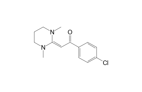 2-[(4-Chlorobenzoyl)methylene]-1,3-dimethylperhydropyrimidine