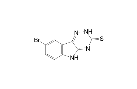 8-bromo-5H-as-triazino[5,6-b]indole-3(2H)-thione