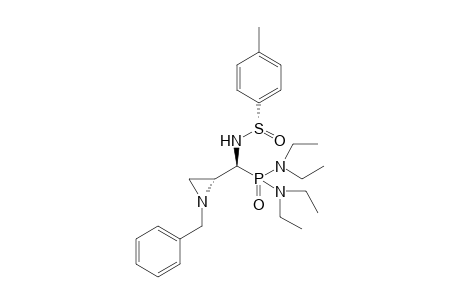 (1S,2R,sS)-Bis(diethylamino) .alpha.-(N-benzyl-2-aziridinyl)-.alpha.(N-tolylsulfonylamido)methanephosphoramide