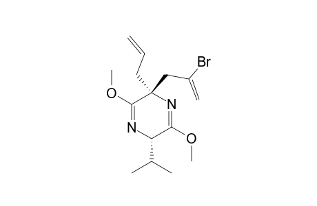 (2S,5R)-5-Allyl-5-(2-bromoallyl)-2,5-dihydro-3,6-dimethoxy-2-isopropylpyrazine