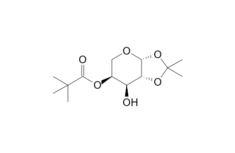 1,2-O-Isopropylidene-4-O-pivaloyl-.beta.,L-arabinopyranoside