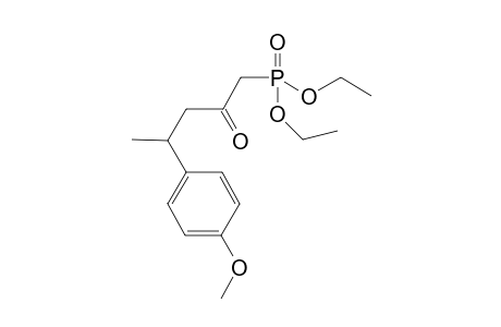 Diethyl [2-(4'-methxoyphenyl)-4-oxopentyl]phosphonate