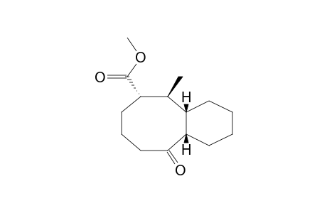 (4aS,9S,10S,10aS)-5-keto-10-methyl-2,3,4,4a,6,7,8,9,10,10a-decahydro-1H-benzo[8]annulene-9-carboxylic acid methyl ester