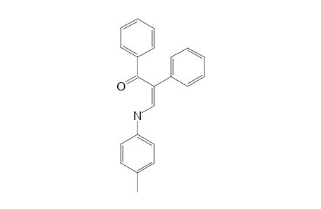 (Z)-3-[(4-methylphenyl)amino]-1,2-di(phenyl)prop-2-en-1-one