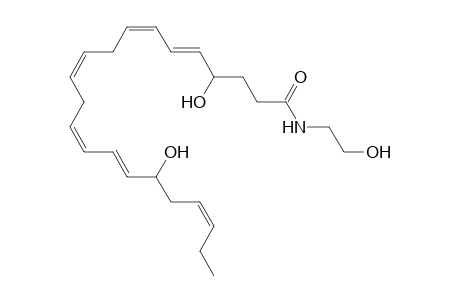 (5E,7Z,10Z,13Z,15E,19Z)-4,17-dihydroxy-N-(2-hydroxyethyl)docosa-5,7,10,13,15,19-hexaenamide