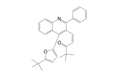 (1Z)-1-[4-(5-tert-Butyl-2-furyl)-2-phenylquinolin-3-yl]-4,4-dimethylpent-1-en-3-one