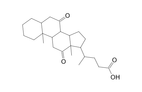 Cholan-24-oic acid, 7,12-dioxo-, (5.beta.)-