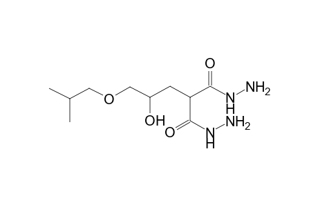 2-(2-hydroxy-3-isobutoxypropyl)malonohydrazide