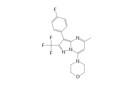 pyrazolo[1,5-a]pyrimidine, 3-(4-fluorophenyl)-5-methyl-7-(4-morpholinyl)-2-(trifluoromethyl)-