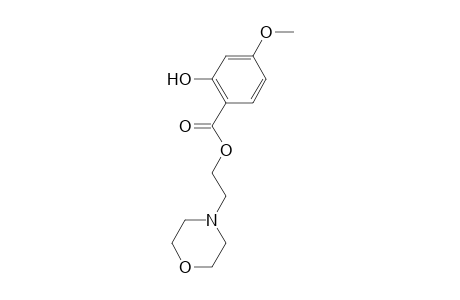 2-(4-Morpholinyl)ethyl 2-hydroxy-4-methoxybenzoate
