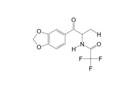 N-(1-(benzo[d][1,3]dioxol-5-yl)-1-oxopropan-2-yl)-2,2,2-trifluoroacetamide
