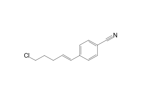 4-[(E)-5-chloranylpent-1-enyl]benzenecarbonitrile