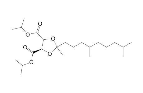 (4R,5R)-2-[(RS)-4,8-DIMETHYLNONYL]-2-METHYL-1,3-DIOXOLAN-4,5-DICARBOXYLIC-ACID,DIISOPROPYLESTER