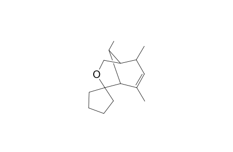 2,4,9-trimethylspiro[7-oxabicyclo[3.3.1]non-3-ene-6,1'-cyclopentane]