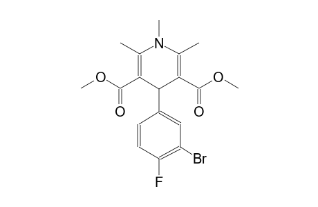 3,5-pyridinedicarboxylic acid, 4-(3-bromo-4-fluorophenyl)-1,4-dihydro-1,2,6-trimethyl-, dimethyl ester