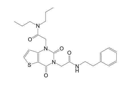 2-[2,4-dioxo-3-(2-oxo-5-phenylpentyl)-1H,2H,3H,4H-thieno[3,2-d]pyrimidin-1-yl]-N,N-dipropylacetamide
