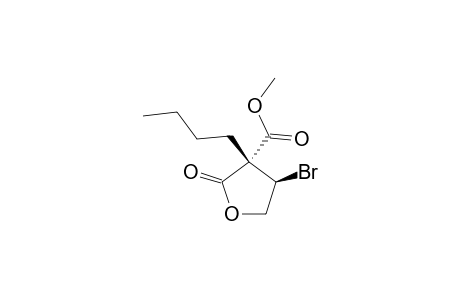 TRANS-METHYL-4-BROMO-3-N-BUTYL-2-OXOTETRAHYDROFURAN-3-CARBOXYLATE