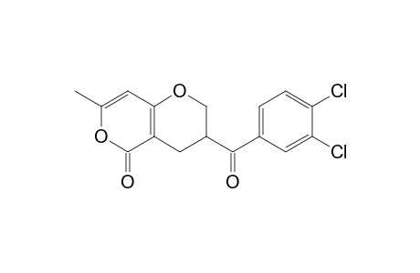 3-(3,4-Dichlorobenzoyl)-7-methyl-3,4-dihydro-2H-pyrano[4,3-b]pyran-5-one