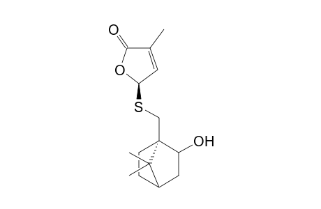 (R)-5-{(1S)-2-exo-Hydroxy-7,7-dimethylbicyclo[2.2.1]hept-1-ylmethylsulfanyl}-3-methyl-5H-furan-2-one