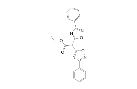 ETHYL-2,2-BIS-(3-PHENYL-1,2,4-OXADIAZOL-5-YL)-ACETATE