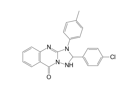 2-( 4'-Chlorophenyl)-3-(p-tolyl)-2,3-dihydro-1H-[1,2,4]triazolo[5,1-b]quinazolin-9-one