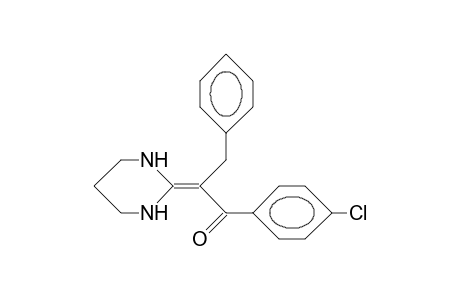 2-(1-[4-Chloro-benzoyl]-2-phenyl-ethylidene)-hexahydro-pyrimidine
