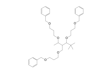 bis[3-(Benzyloxy)propyl] 3"-{[3-(benzyloxy)propyloxy]methyl]-5',5'-dimethylhexane-2',4'-diyl diether
