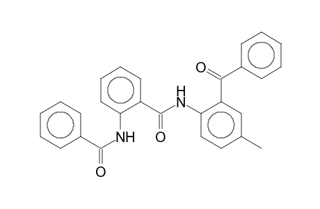 2-Benzamido-N-(2-benzoyl-p-tolyl)benzamide
