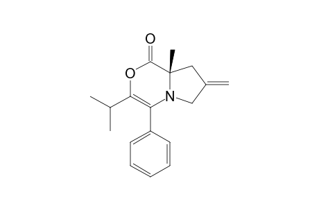 (8aS)-3-Isopropyl-8a-methyl-7-methylene-4-phenyl-6,7,8,8a-tetrahydro-1H-pyrrolo[2,1-c][1,4]oxazin-1-one