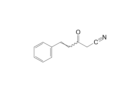 3-oxo-5-phenyl-4-pentenenitrile
