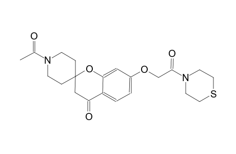 1'-acetyl-7-(2-oxo-2-thiomorpholinoethoxy)spiro[chroman-2,4'-piperidin]-4-one