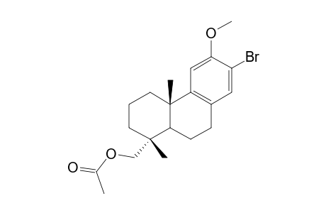 19-acetyloxy-13-bromo-12-methoxypodocarpa-8,11,13-triene