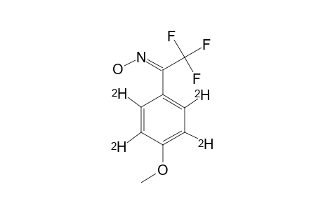 2,2,2-TRIFLUORO-1-[4-METHOXY-(2,3,5,6-(2)H4)-PHENYL]-ETHANONE-OXIME