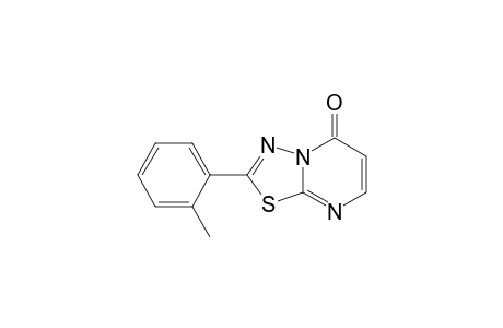 2-(2-Methylphenyl)-5H-1,3,4-thiadiazolo[3,2-a]pyrimidin-5-one