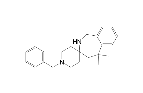 1'-Benzyl-5,5-dimethyl-1,2,4,5-tetrahydrospiro[2-benzazepine-3,4'-piperidine]