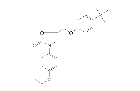 5-(p-Tert-butylphenoxymethyl)-3-(p-ethoxyphenyl)-2-oxazolidone