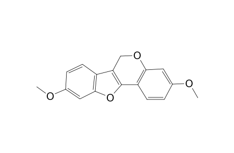 6H-Benzofuro[3,2-c][1]benzopyran, 3,9-dimethoxy-