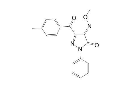 (4E)-3-(4-Methylbenzoyl)-1-phenyl-1H-pyrazole-4,5-dione 4-(O-methyloxime)