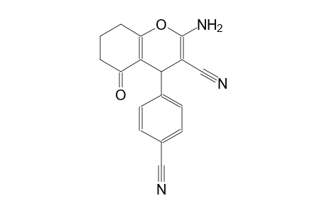 4H-1-benzopyran-3-carbonitrile, 2-amino-4-(4-cyanophenyl)-5,6,7,8-tetrahydro-5-oxo-