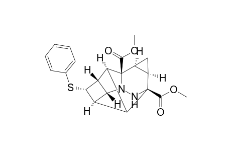 2,5,7-Metheno-1H-cyclobuta[4,5]pyrrolo[1,2-b]cyclopropa[d]pyridazine-2,7a(3H,4aH)-dicarboxylic acid, hexahydro-6-(phenylthio)-, dimethyl ester, (1a.alpha.,2.beta.,4a.beta.,5.alpha.,6.alpha.,6a.beta.,7.alph a.,7a.beta.,7b.alpha.,8R*)-