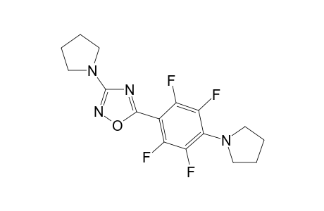 3-(N-Pyrrolodinyl)-5-(2,3,5,6-tetrafluoro-4-N-pyrrolidinylphenyl)-1,2,4-oxadiazole