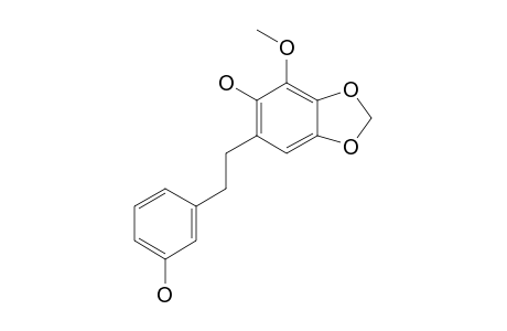 BULBOPHYLLIN;2,3'-DIHYDROXY-3-METHOXY-4,5-METHYLENEDIOXY-BIBENZYL