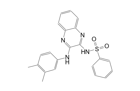 benzenesulfonamide, N-[3-[(3,4-dimethylphenyl)amino]-2-quinoxalinyl]-