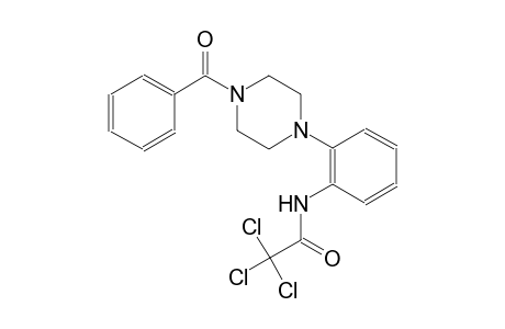N-[2-(4-benzoyl-1-piperazinyl)phenyl]-2,2,2-trichloroacetamide