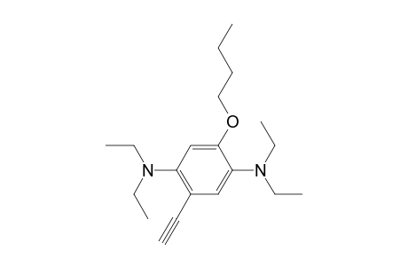 2-Butoxy-1-N,1-N,4-N,4-N-tetraethyl-5-ethynylbenzene-1,4-diamine