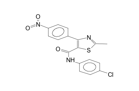 2-methyl-4-(4-nitrophenyl)-5-(4-chlorophenyl)carbamoyl-1,3-thiazole