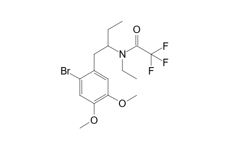 N-Ethyl-1-(2-bromo-4,5-dimethoxyphenyl)butan-2-amine TFA