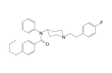 N-(1-[2-(4-Fluorophenyl)ethyl]piperidin-4-yl)-N-phenyl-4-butylbenzamide